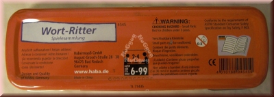 Wort Ritter von Haba