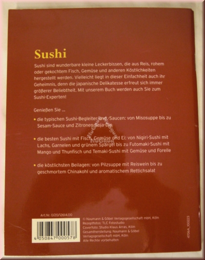 Essen & Genießen Sushi, 64 Seiten, von Happy Books