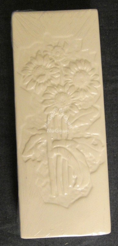 Luftbefeuchter "Sonnenblumen" für Heizkörper, Keramik, weiß