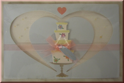 Hochzeitskarte "Brautpaar" mit 3D-Motiv, von Hallmark