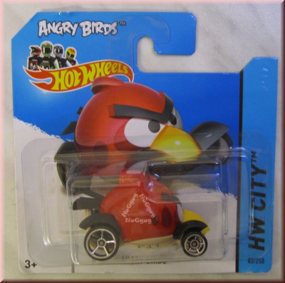 Hot Wheels "HW City Angry Birds", rot, 82/250, von Mattel, selten