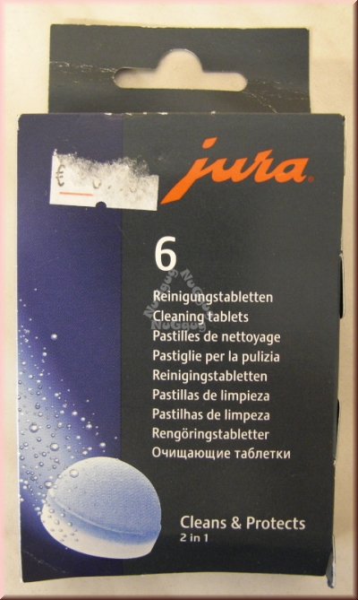 Jura 2in1 Reinigungstabletten, 6 Stück