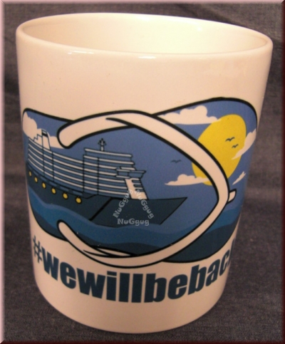 Kaffeepott "#wewillbeback", Kaffeetasse