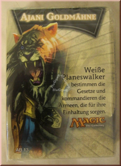 Magic The Gathering Ajani Goldmähne Weiße Planeswalker Kartendeck