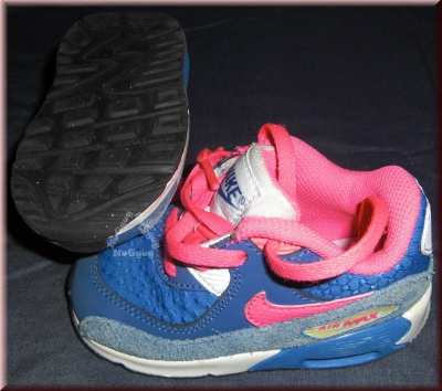 Nike Air Max 90 2007, 408112-121, blau/weiß/rosa, Größe 22