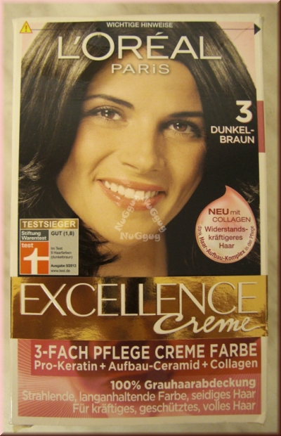 L'ORÈAL Excellence Creme 3, Dunkelbraun