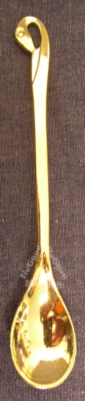 Löffel Set "Schwan", 7-teilig, gold
