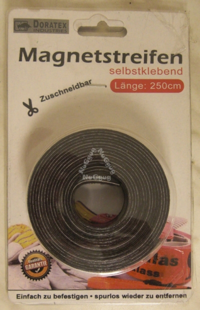 Magnetstreifen, 2,5 Meter, selbstklebend, Werkzeughalter