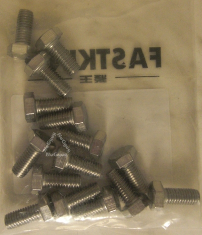 Sechskantschrauben DIN 933, 304 Edelstahl, 15 Stück, M8 x 15mm, Schlüsselschrauben, Maschinenschrauben