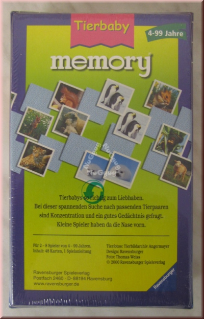 Tierbaby Memory von Ravensburger