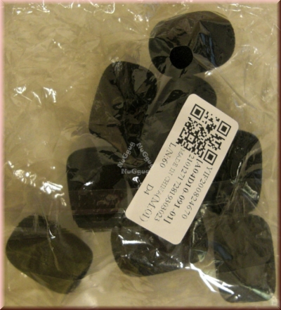Windschutz Schaumstoffhülle für Mikrofon/Headset, schwarz, 10 Stück