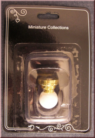 Puppenhaus Miniature Collections 119758, Lampe Globus weiß