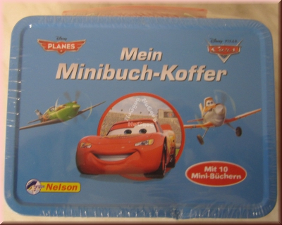 Mein Minibuch-Koffer von Nelson, 10 Mini-Bücher von Cars und Planes