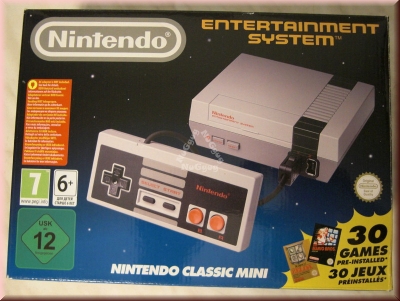 Nintendo Classic Mini, Entertainment System, 30 Spiele vorinstalliert