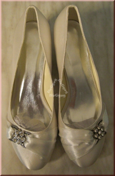 Pumps, Hochzeitsschuhe, Größe 38, weiß