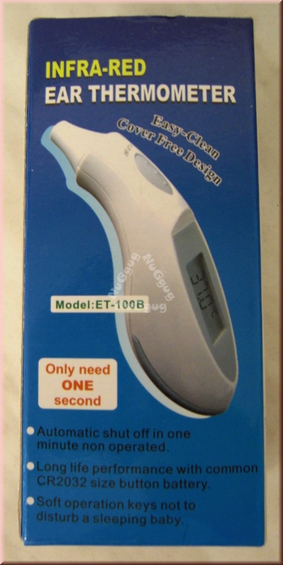 Digitales Baby Infrarot Ohr Thermometer ET-100B, Fiberthermometer