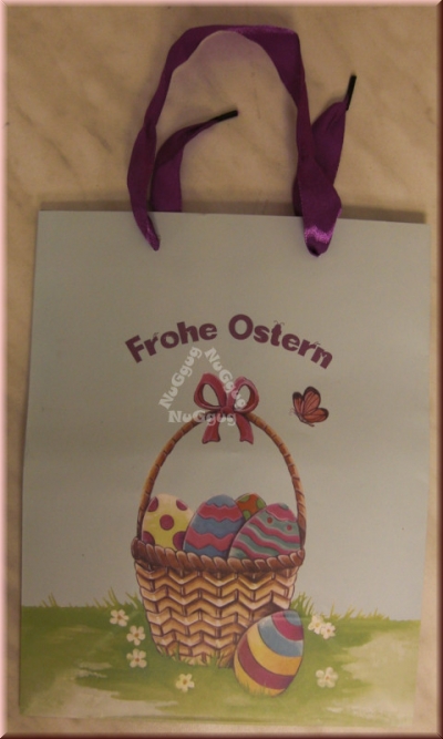 Geschenktasche Ostern "Ostereierkorb", 22 x 20 x 11 cm, Ostertüte