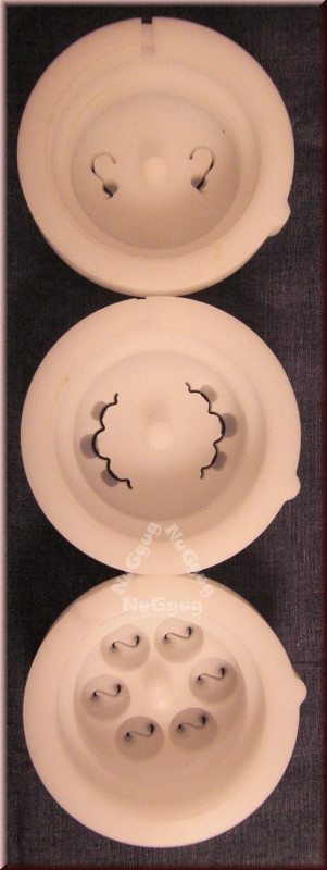 Pastaform für Pasta Maker oder Nudelpresse, 3 Stück, Durchmesser 78 mm, Kunststoff