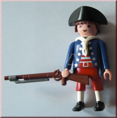 Playmobil Franzose, Soldat mit Dreispitzhut, Gewehr und Bajonett