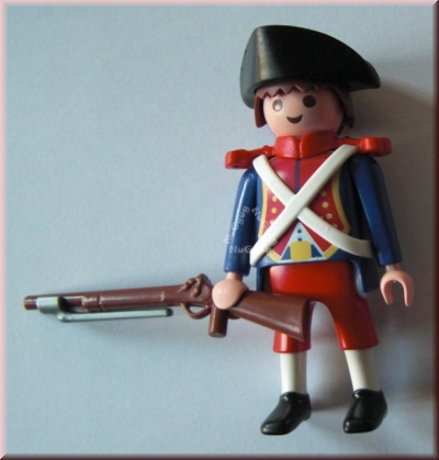 Playmobil Franzose, Soldat mit Dreispitzhut, Gewehr und Bajonett