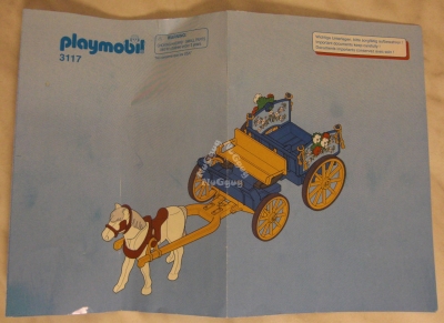 Playmobil 3117, Pferdekutsche, Pferd, Kutsche, Reiterhof