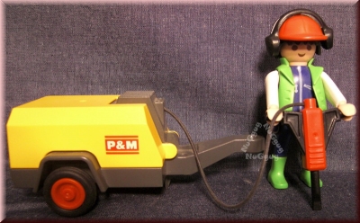 Playmobil 3270, Bauarbeiter mit Kompressor