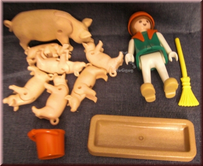 Playmobil 3566, Bäuerin mit Mutterschwein und Ferkeln