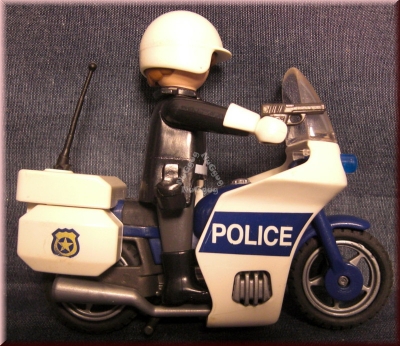 Playmobil 3986, Polizeimotorrad, Motorradstreife, US Polizei Motorrad