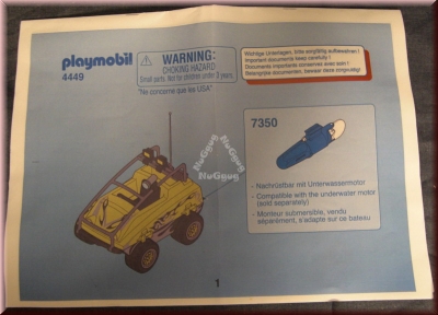 Playmobil 4449, Gangster Amphibienfahrzeug