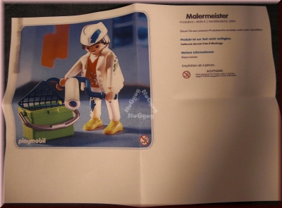 Playmobil 4630, Malermeister