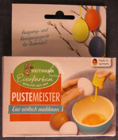 Pustemeister von Heitmann, Auspumpgerät für Ostereier, Ostern