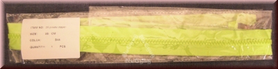 Reißverschluß apfelgrün, 85 cm