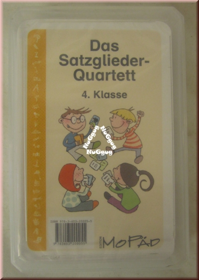 Das Satzglieder Quartett 4. Klasse