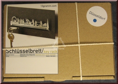 Schlüsselbrett "Düsseldorf Skyline" von 13gramm