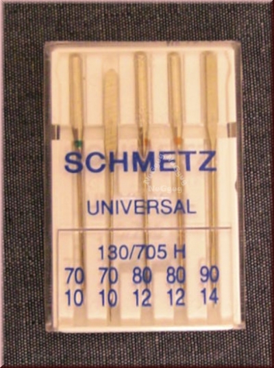 Nähmaschinennadeln 70/10 - 90/14, universal 130/705 H von Schmetz