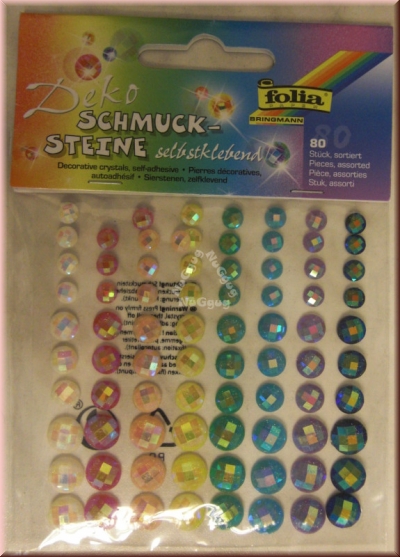 Deko Schmucksteine "Fairy Lights", 80 Stück