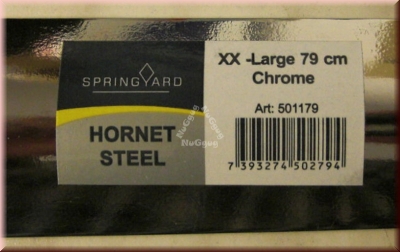 Schuhlöffel XXL, Metall, verchromt, 79 cm, Springyard Hornet Steel