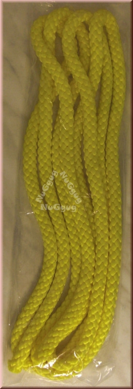 Seil geflochten, gelb, 12 mm, 3 Meter, Strick, Polypropylen