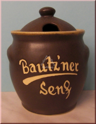 Senftopf "Bautzner Senf", braun