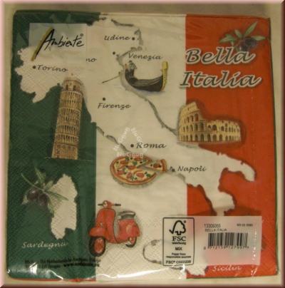 Servietten von Ambiente, "Bella Italia", 20 Stück