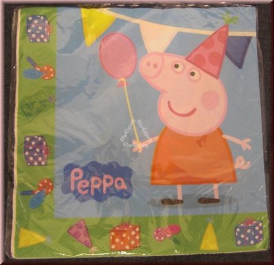 Servietten von Verbetena, "Peppa Wutz", 20 Stück