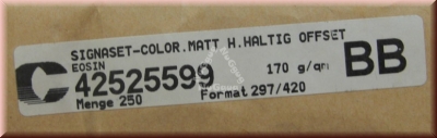 Kopierpapier A3 Signaset Color Offset eosin, rosa/pink, 170 g/m², 250 Blatt, Druckerpapier