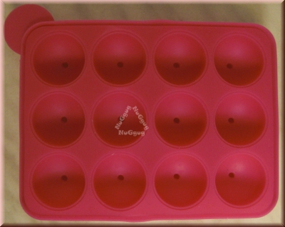 Silikonform "Kugel", pink, Eiskugel-​, Pralinen-​​​​ und Schokoladen Form, Silikon