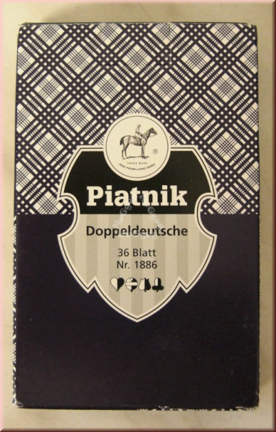 Doppeldeutsche Spielkarten, 36 Blatt