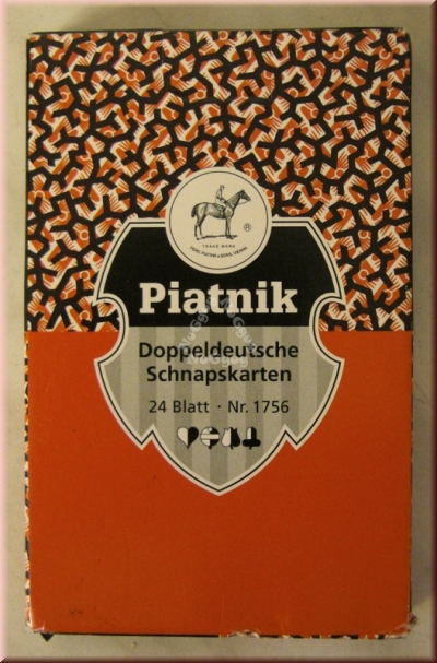 Doppeldeutsche Schnapskarten, 24 Blatt