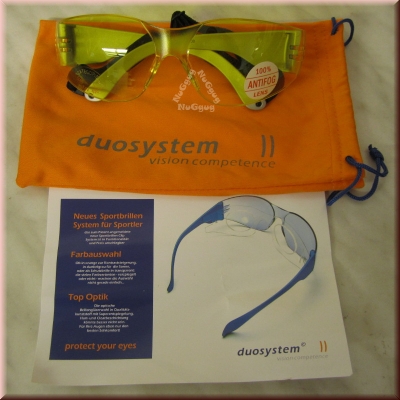 Sportbrille gelb von duosystem