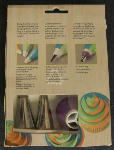 Wilton Clour Swirl, Tro Colour Decorating Set, Torten Dekorations Set, 9-teilig, Spritzbeutel