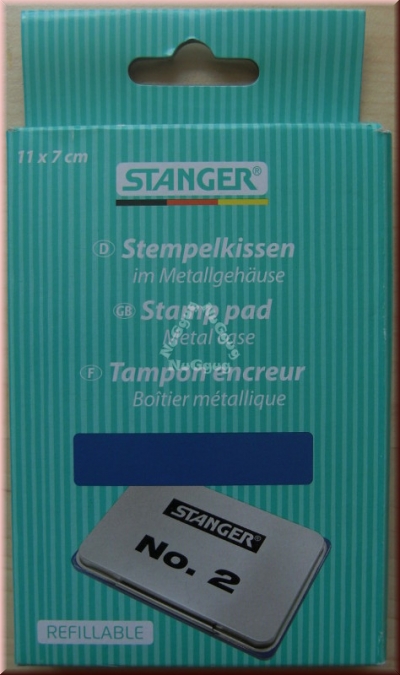 Stanger Stempelkissen No. 2, blau