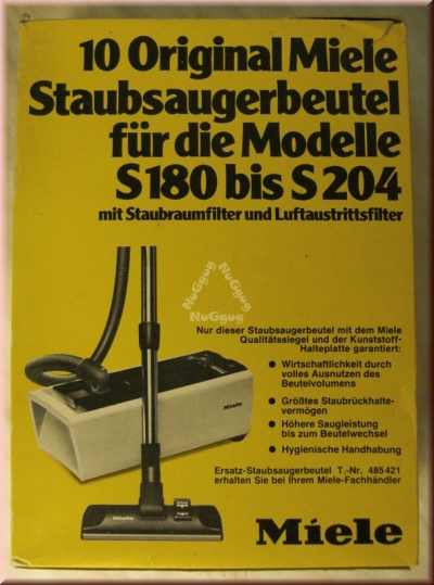 Staubsaugerbeutel Miele M 44 für Miele, 2 x 10 Stück