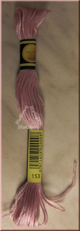Stickgarn/Sticktwist Fligatto, 8 Meter, Farbe 153, lila/rosa